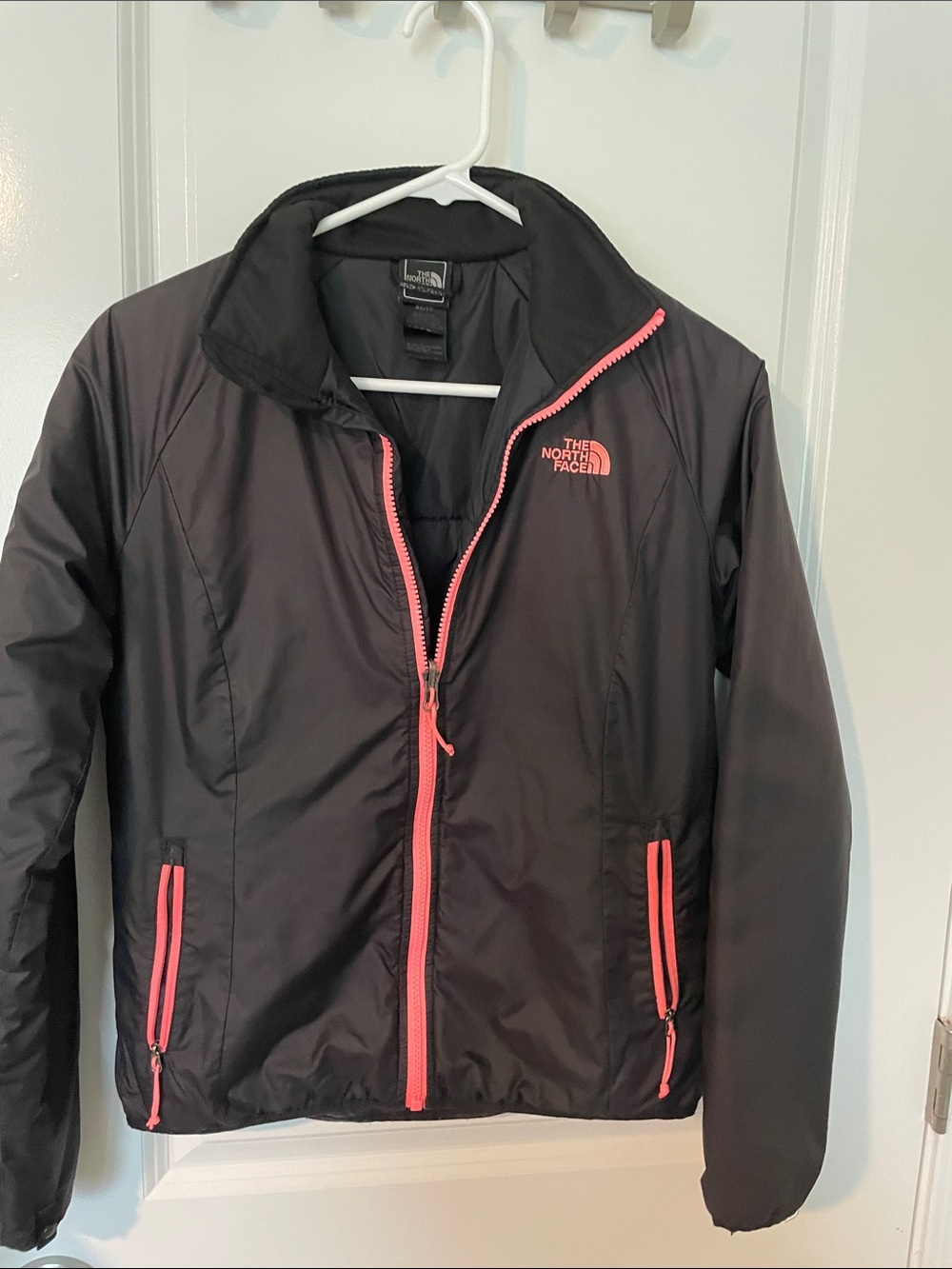 The North Face Women's Black Jacket with Pink Trim